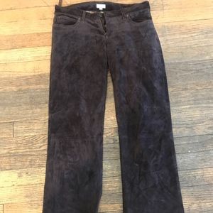 Suede Pants